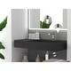 preview thumbnail 159 of 175, Juniper Stone Solid Surface Wall-mounted Vessel Sink