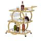 Metal Bar Cart Chrome Bar Carts for the Home