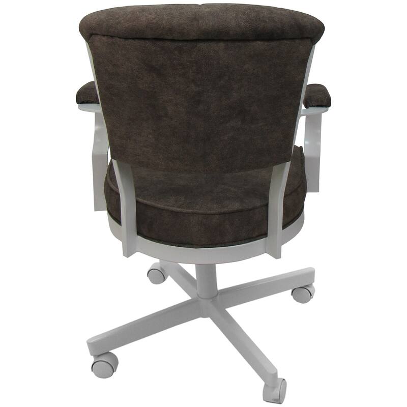 Miami Swivel Metal Caster Chair on Reading Base - 18" High Seat