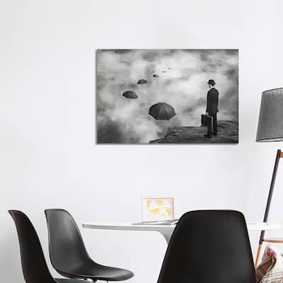 iCanvas "The Road Less Traveled" by Alain Villeneuve Canvas Print