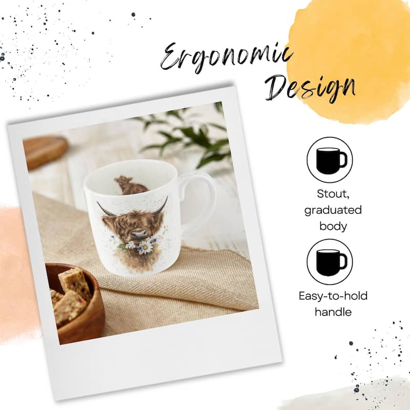 Royal Worcester Wrendale Design Mug Farm Animals