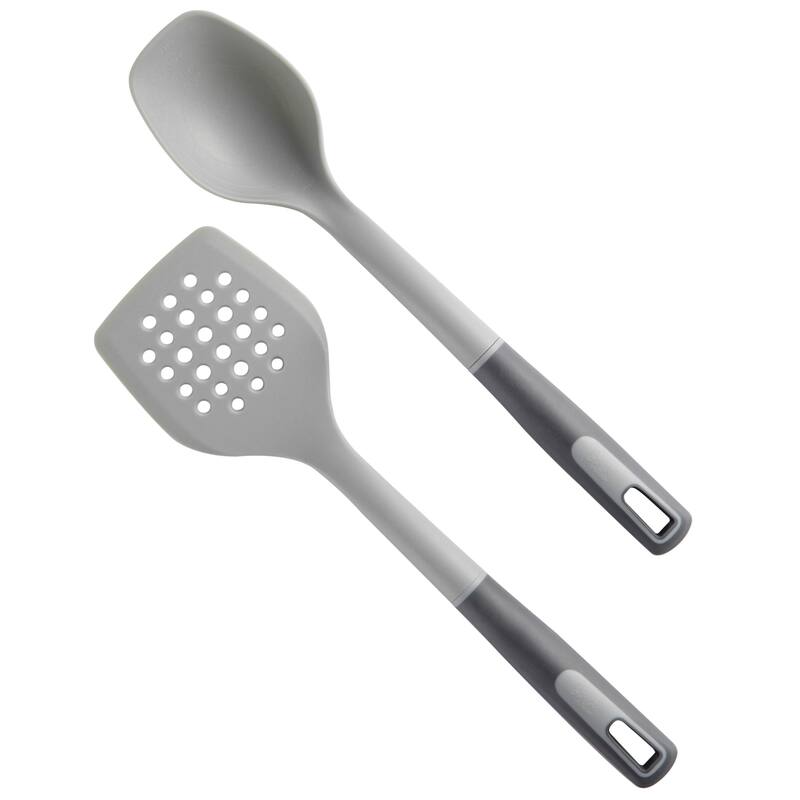 10 Piece Ceramic Nonstick Aluminum Cookware Set in Charcoal