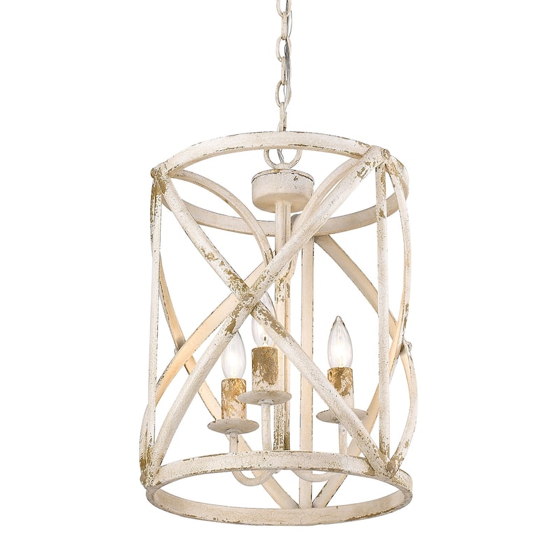Alcott 3-Light Pendant in Antique Ivory