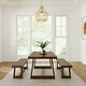 preview thumbnail 18 of 33, Farmhouse 72-inch Rectangle Dining Table Set with Benches