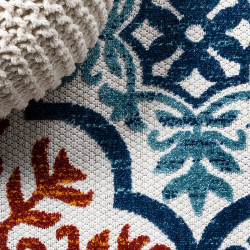 JONATHAN Y Circus Trellis High-Low Indoor/Outdoor Area Rug