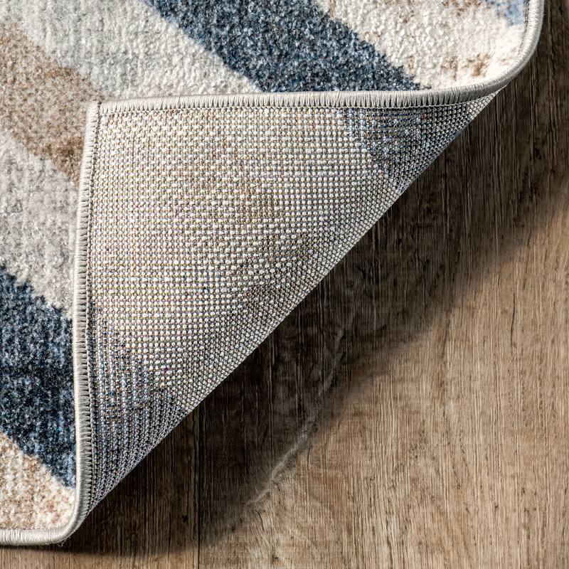 Nuloom Akari SpinClean Transitional Diamond Machine Washable Area Rug