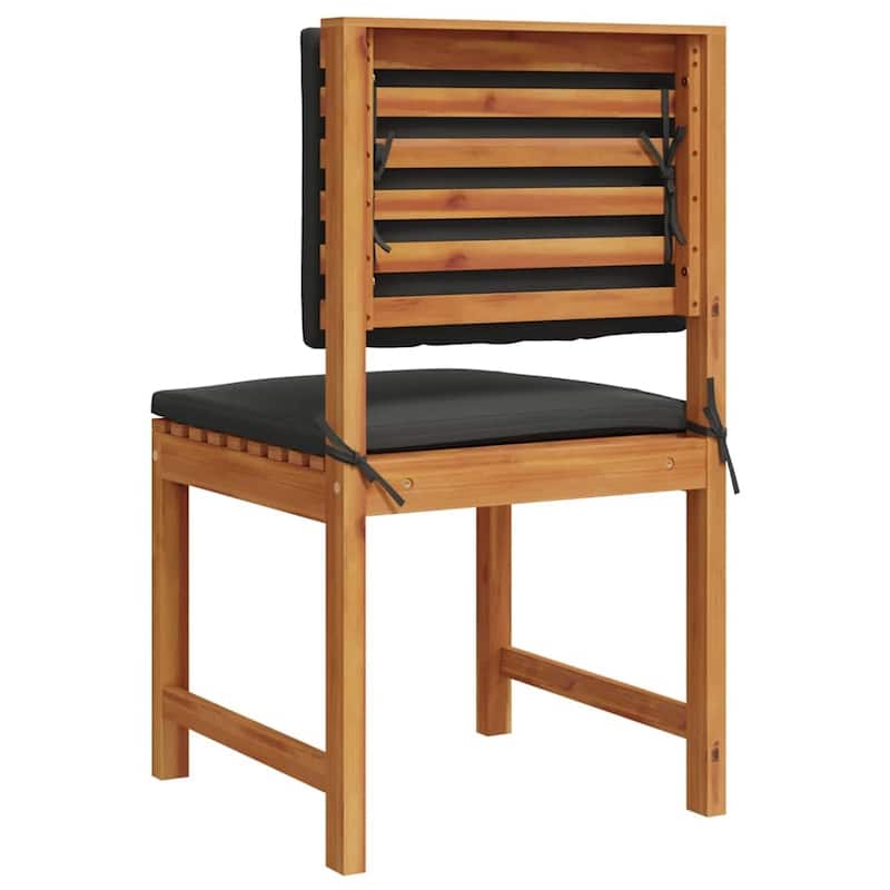 vidaXL Garden Chair 50 x 50 x 91cm Solid Acacia wood - 19.7 x 19.7 x 35.8