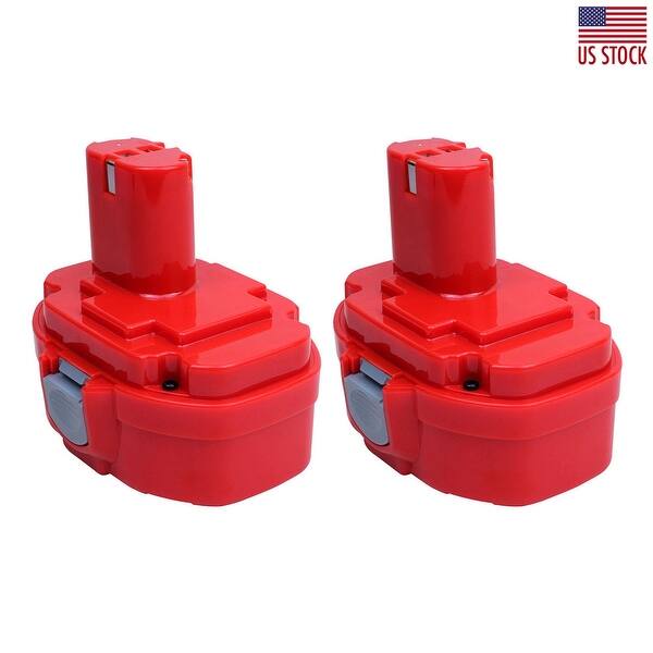 2x 2.6Ah For Makita 18V Battery PA18 1822 1833 193102-0 - Red - Overstock - 20723269