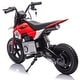 preview thumbnail 75 of 78, High Power 24V Ride On Motocross Motorcycle for Kids 5-15, 200W Hub Motor, Rear Wheel Shock Absorber, Bluetooth, LED Lights