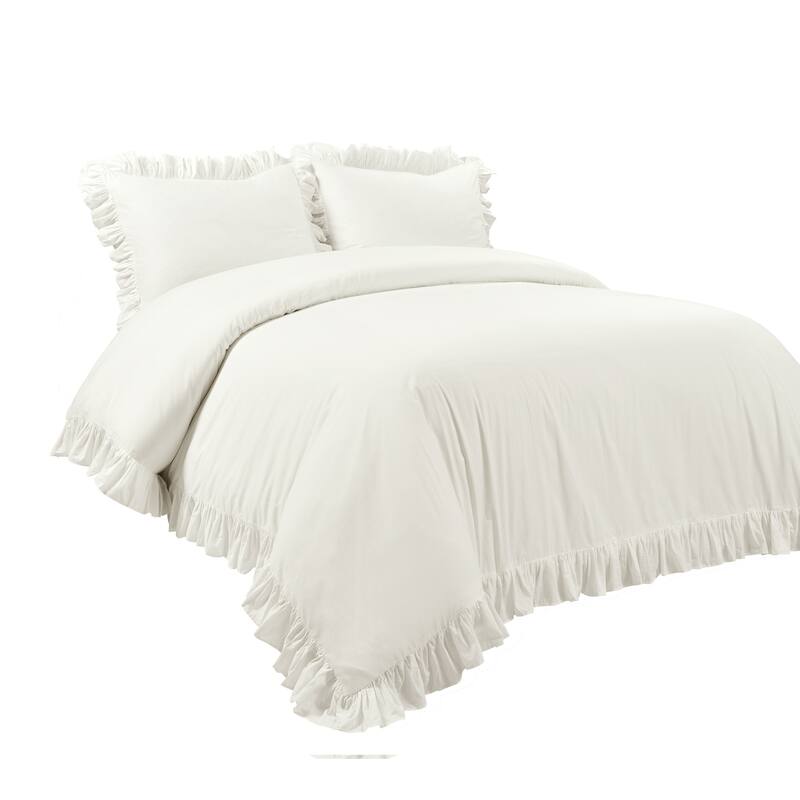Lush Decor Reyna 3 Piece Cotton Duvet Set