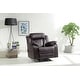 preview thumbnail 15 of 34, Copper Grove Sorgenfri Faux Leather Rocker Recliner Chair Dark Brown