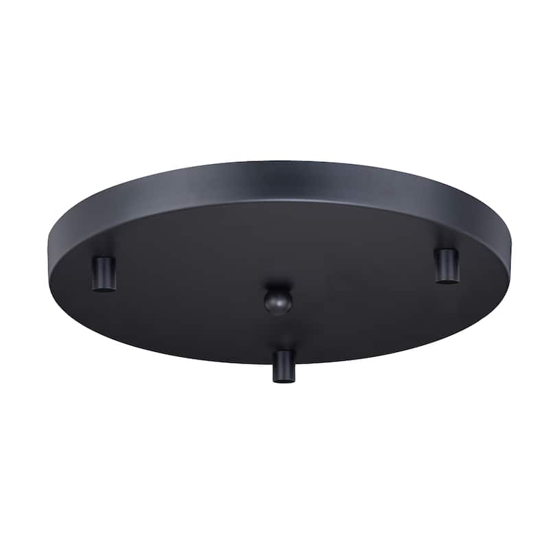 12" Canopy for 3 Mini Pendants Oil Rubbed Bronze - Oil Rubbed Bronze - 11.75-in W x 2.75-in H x 11.75-in D - Oil Rubbed Bronze - 11.75-in W x 1-in H x 11.75-in D