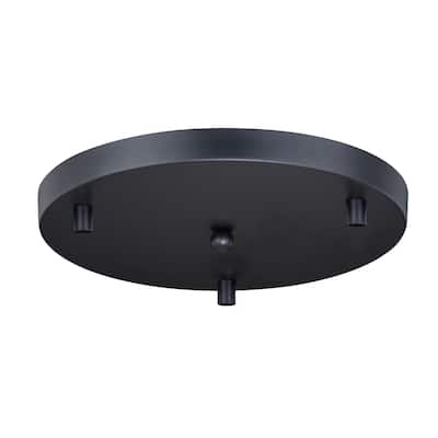 12" Canopy for 3 Mini Pendants Oil Rubbed Bronze - Oil Rubbed Bronze - 11.75-in W x 2.75-in H x 11.75-in D