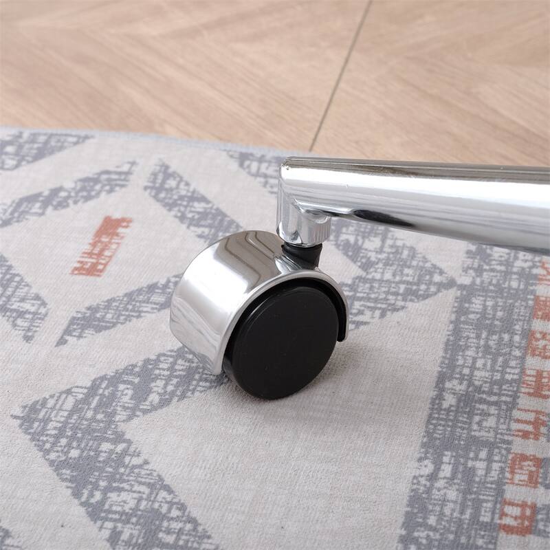 360 Swivel Height Adjustable Teddy Fabric Chair