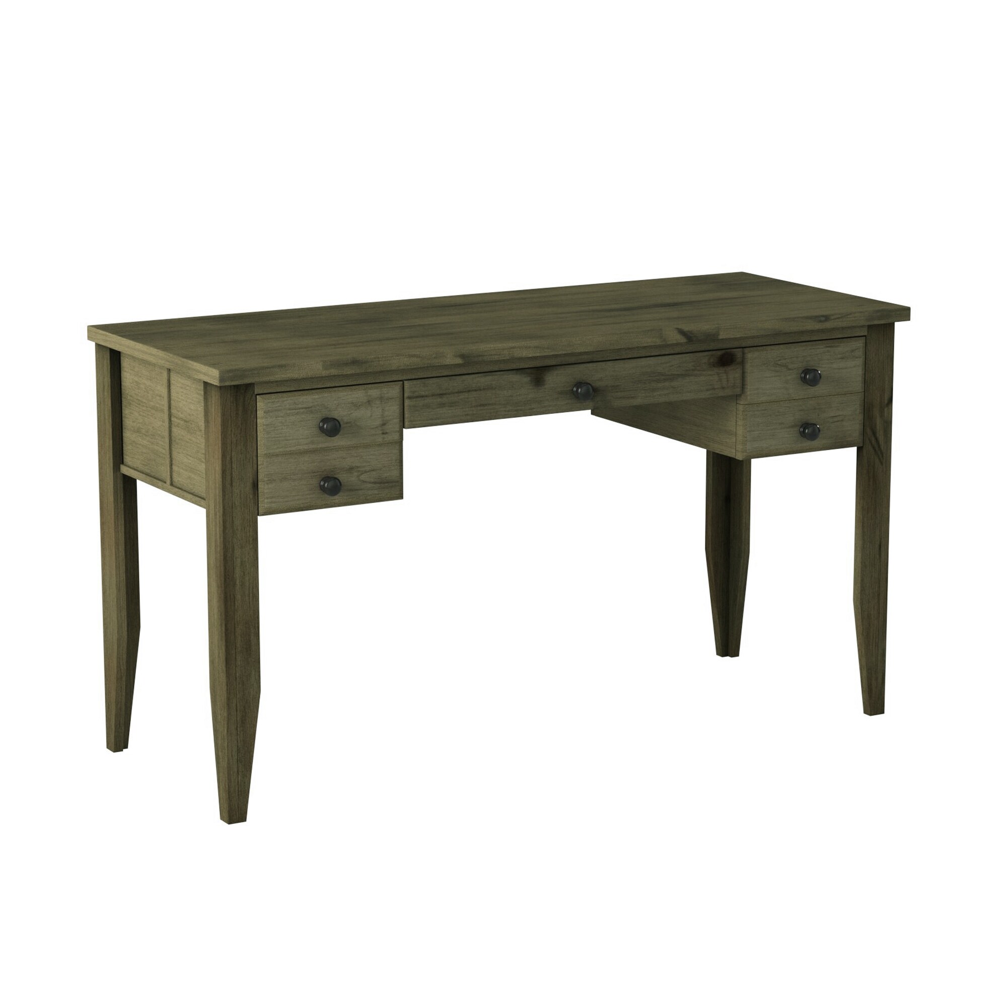 Carbon Loft Pendragon Distressed Barnwood Writing Desk Overstock 23051564
