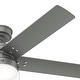 preview thumbnail 11 of 13, Hunter 52" Sea Point Outdoor Ceiling Fan with LED Light Kit and Pull Chain, Wet Rated