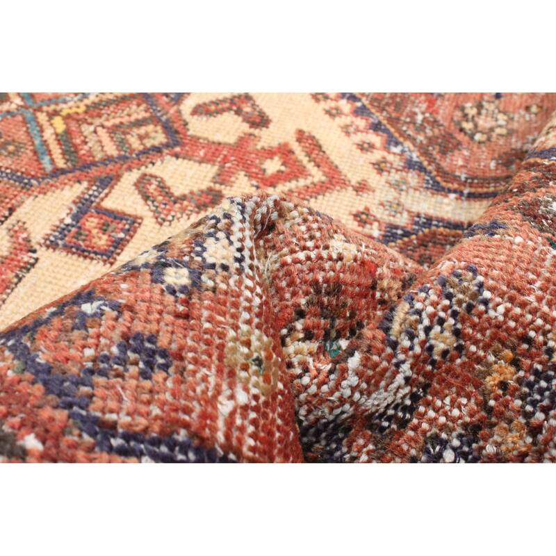 ECARPETGALLERY Hand-knotted Antalya Vintage Red Wool Rug - 4'1 x 6'4