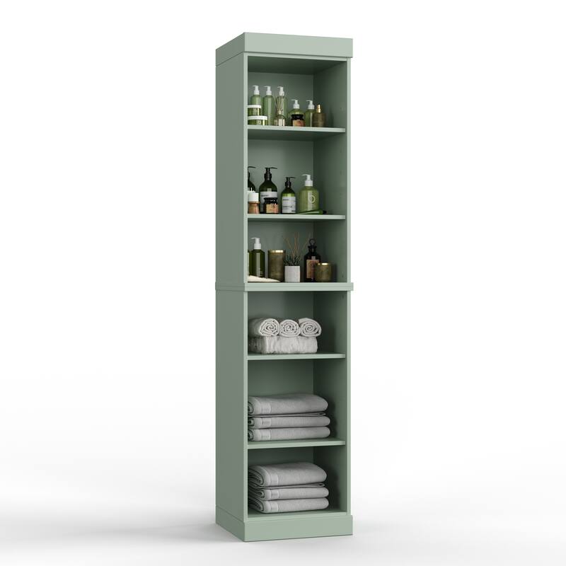 100% Solid Wood 16.5" Bathroom Cabinet with Optional Doors by Palace Imports