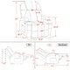 preview thumbnail 7 of 45, Mcombo Electric Power Recliner Chair with Massage and Heat, Faux Leather 7050