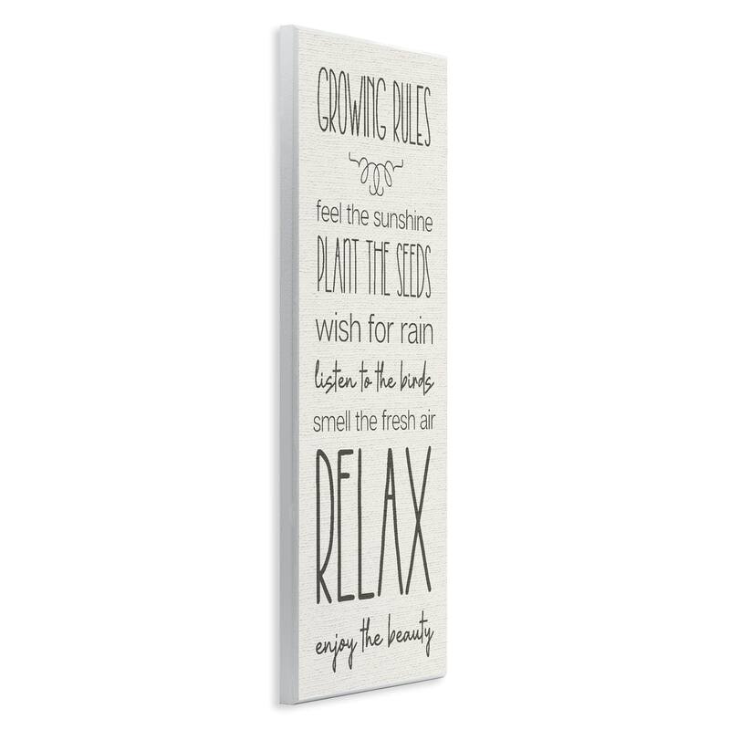 Stupell Serene Gardening Rules Wall Plaque Art Design By Lil' Rue