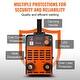 preview thumbnail 8 of 19, Stick Welder Welding Machine with IGBT Inverter Portable MMA Welder Machine with Hot Start, Arc force and Anti-Stick