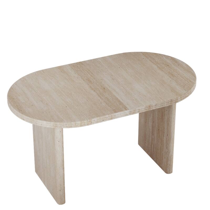 55.12"-70.87"Modern Extendable Dining Table with Removable Extension Leaves