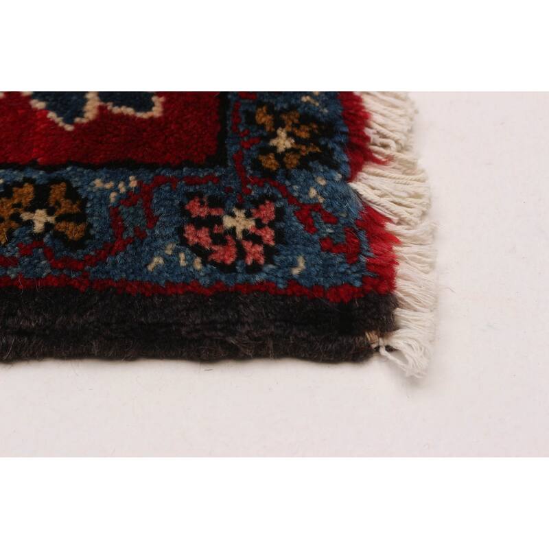 ECARPETGALLERY Hand-knotted Andelz Black Wool Rug - 3'5 x 9'10