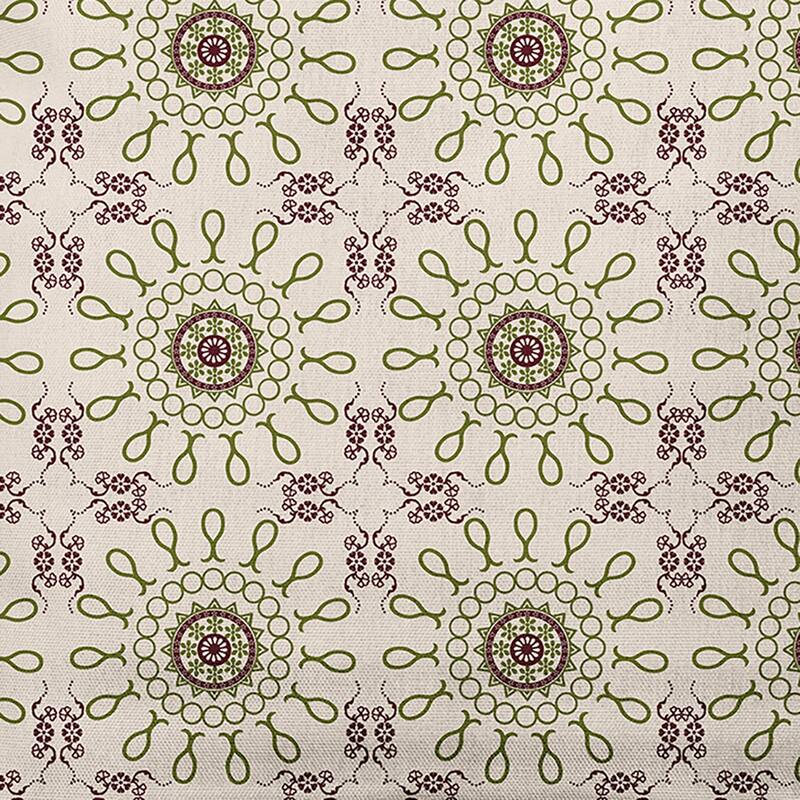 Sun Tile Decorative Throw Pillow - 26" x 26" - Olive