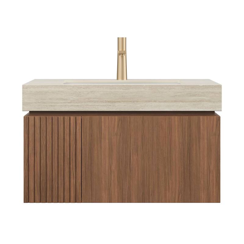 Mondern Floating Bathroom Vanity with 1 Pre-drilled Faucet Holes