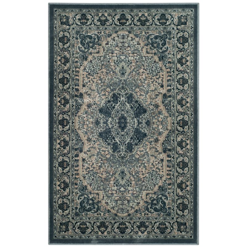 SAFAVIEH Paradise Hledis Modern Viscose Rug - 2'7" x 4' - Light Blue/Blue