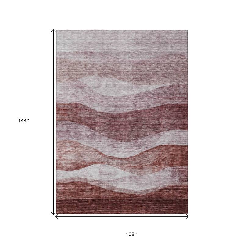 HomeRoots Abstract Transitional Rectangle Outdoor Rug