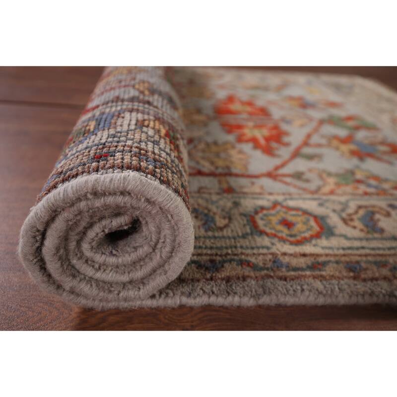 Oushak Indian Accent Rug Handmade Floral Wool Carpet - 3'0"x 5'0"