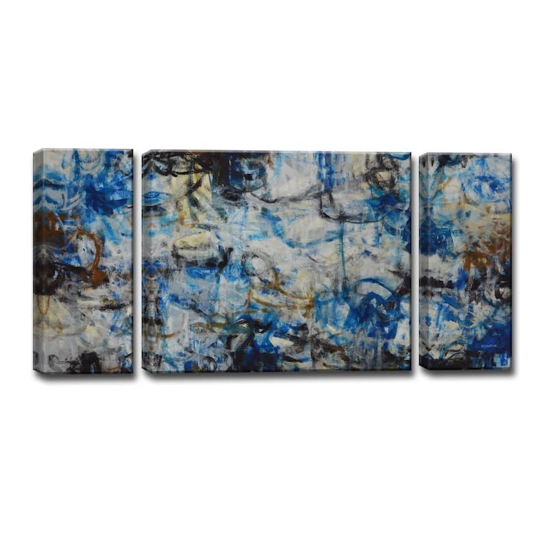 'White Water' 3 Piece Wrapped Canvas Wall Art Set by Norman Wyatt Jr.