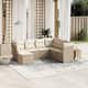 Option Beige and cream 7 Piece Set
