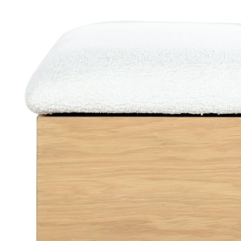 SAFAVIEH Couture Rose Andrea Cushion Top Storage Bench - 62"W x 20"D x 19"H