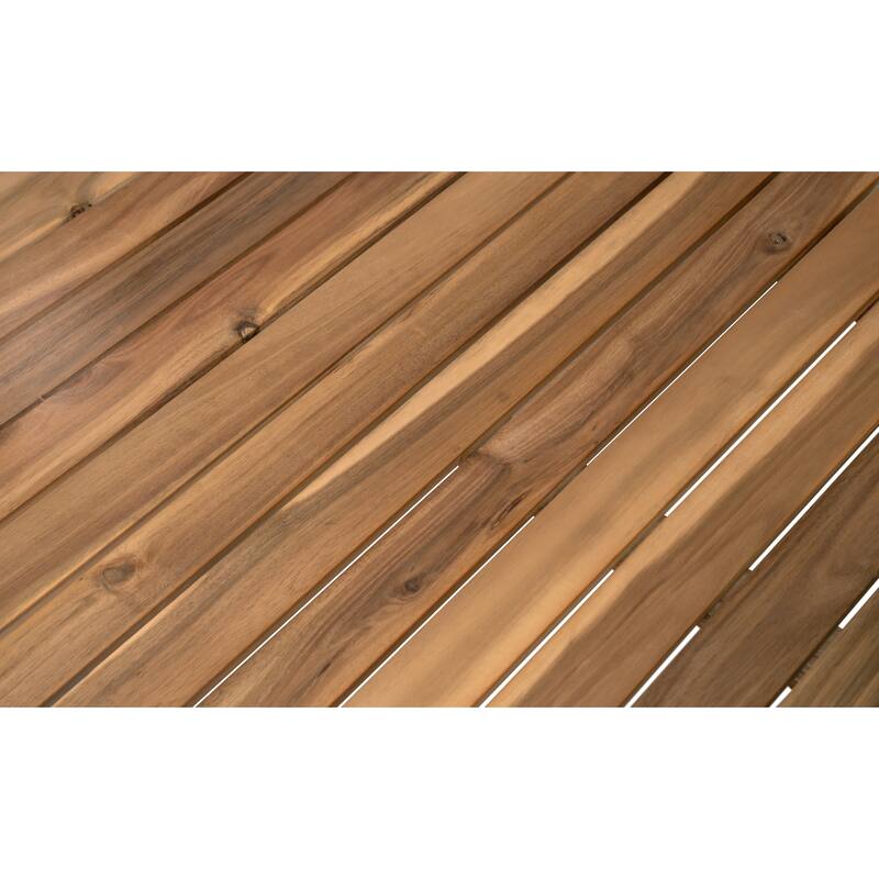 Christopher Knight Home - Riley Outdoor 4-piece Acacia Wood Sectional Patio Sofa Set