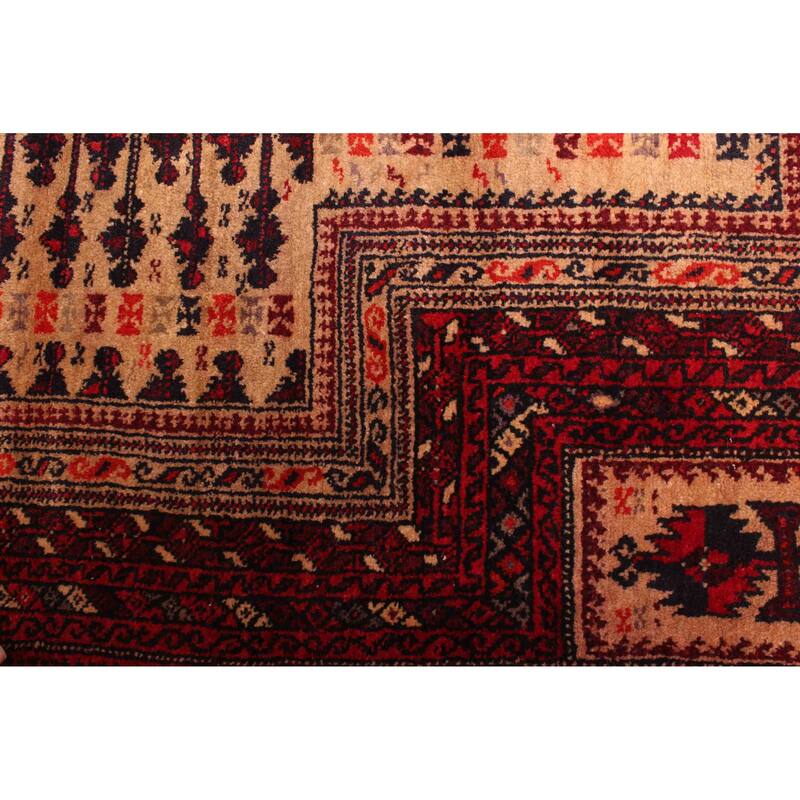 ECARPETGALLERY Hand-knotted Teimani Tan Wool Rug - 3'5 x 4'7