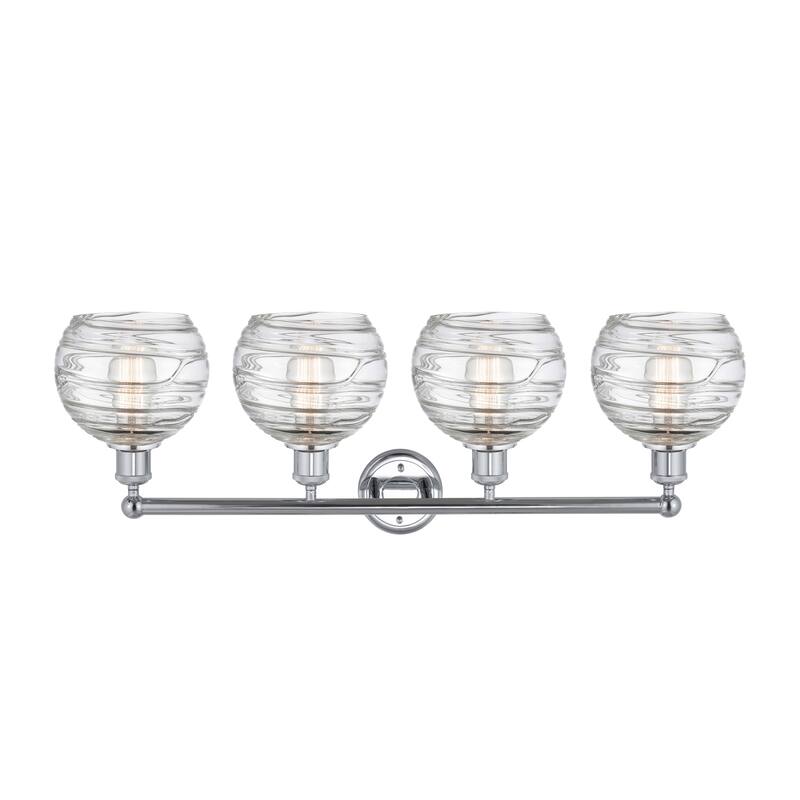 Innovations Lighting Athens Deco Swirl - 4 Light 35" Bath Vanity Light