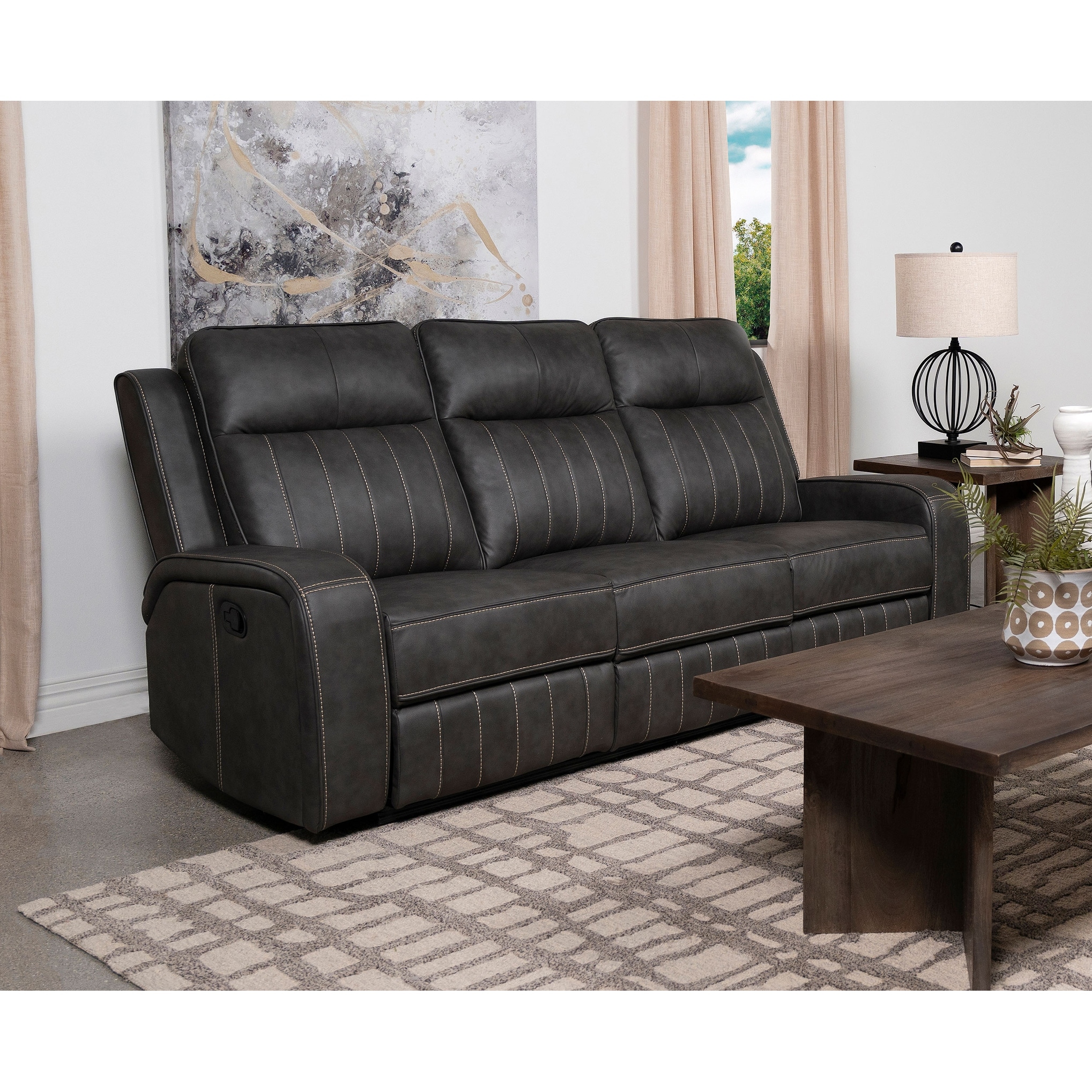 Grey Faux Leather Sofas Bed Bath Beyond