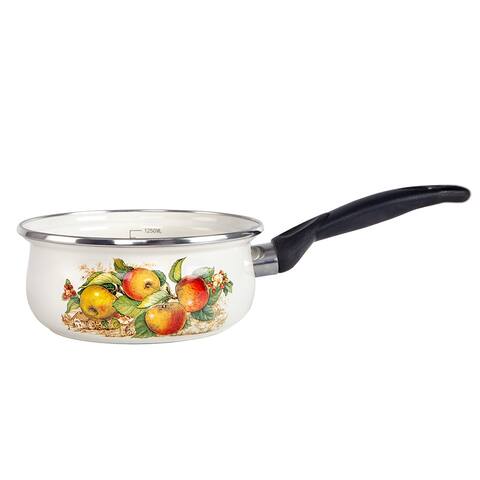 STP Goods Apples Enameled Saucepan