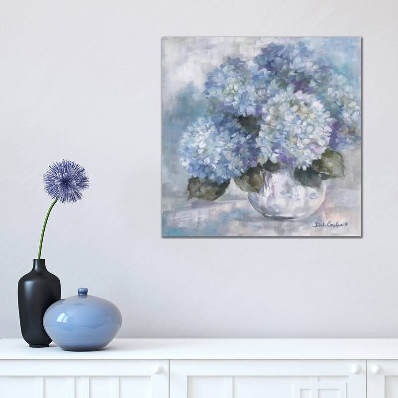 iCanvas "Hydrangea Blues" by Debi Coules Canvas Print - 18x18x1.5