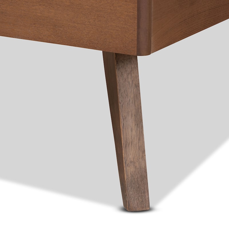 Alida Mid-Century Modern Twin Size Platform Bed