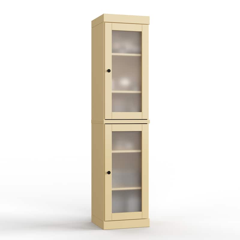 100% Solid Wood 16.5" Bathroom Cabinet with Optional Doors by Palace Imports