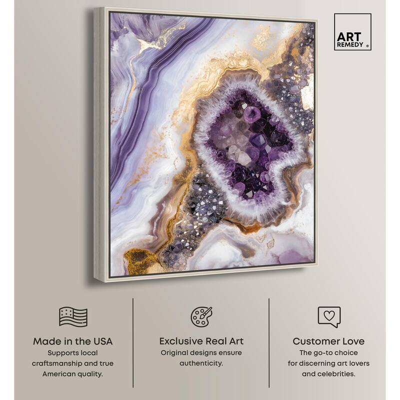 Amethystine Dream II Canvas by Art Remedy