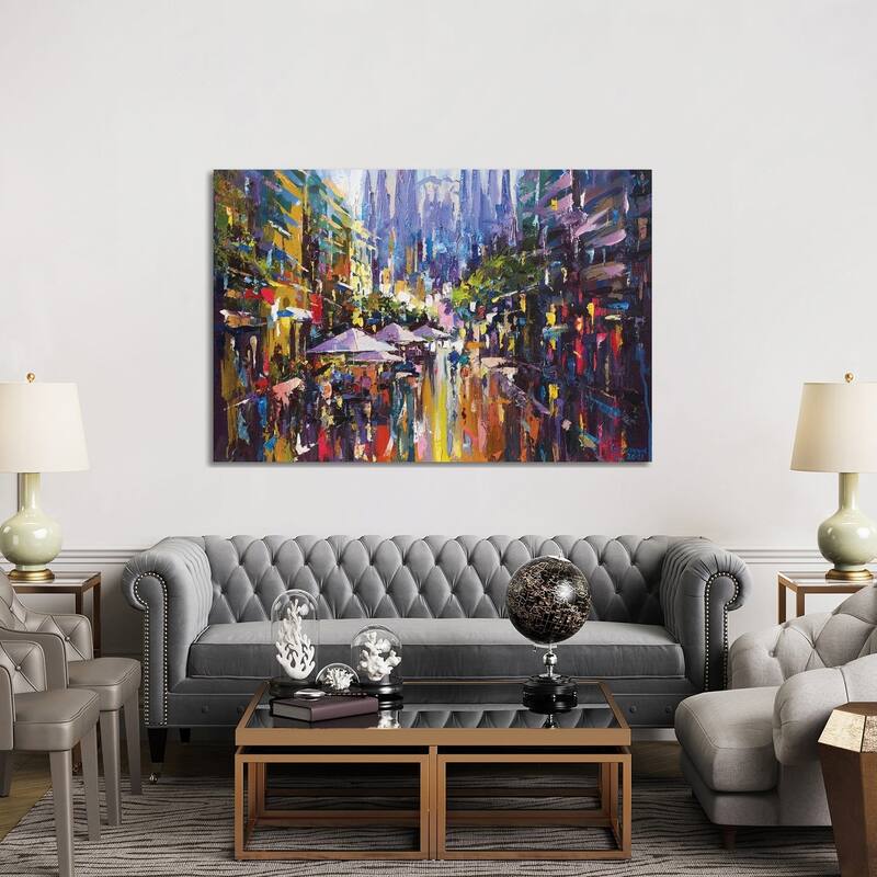 iCanvas "Cityscape Barcelona" by Andrej Ostapchuk Canvas Print