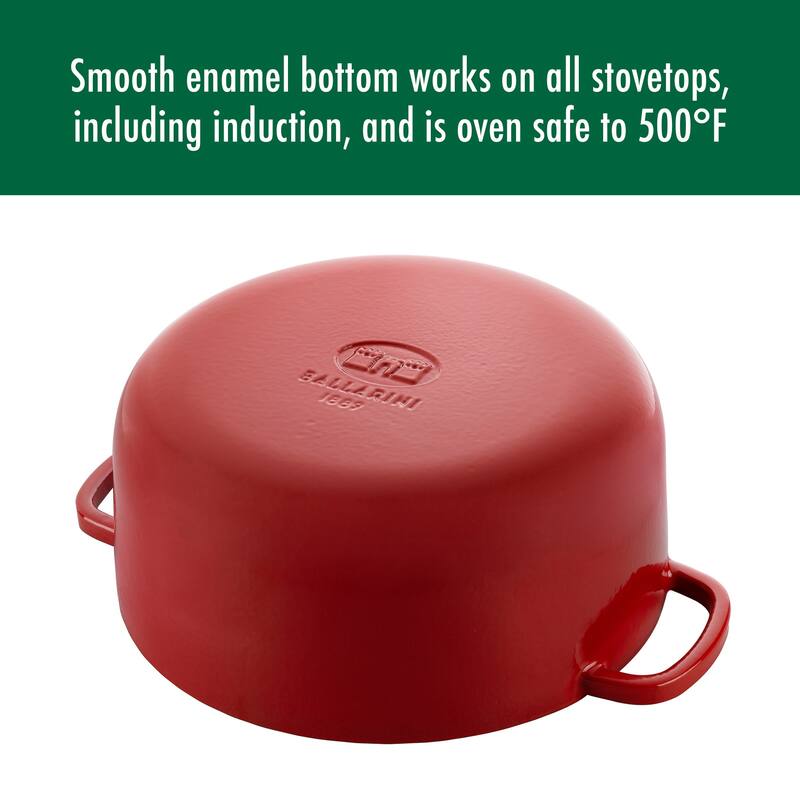 BALLARINI Bellamonte Cast Iron 7.5-qt Round Dutch Oven - 7.6-qt