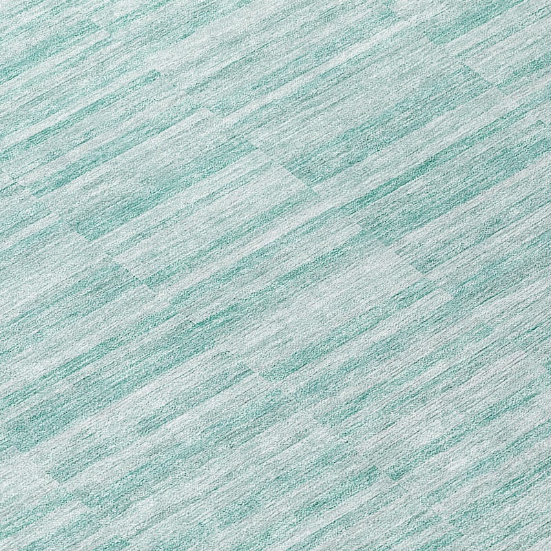 Machine Washable Indoor/ Outdoor Chantille Contemporary Blocks Rug