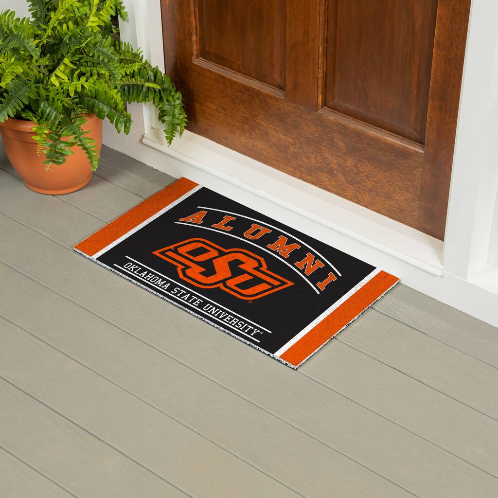 28 in. x 16 in. Oklahoma State University Alumni Full Color PVC Door Mat