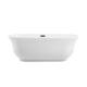 Option Glossy White with Matte Black Trim