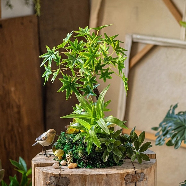 RusticReach Mini Faux Potted Green Plant - Bed Bath & Beyond